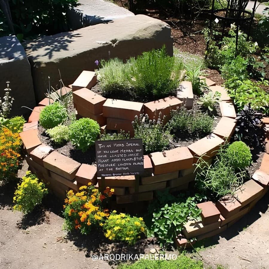 A horta em espiral é perfeita pra quem quer cultivar hortaliças em casa; Saiba como fazer.