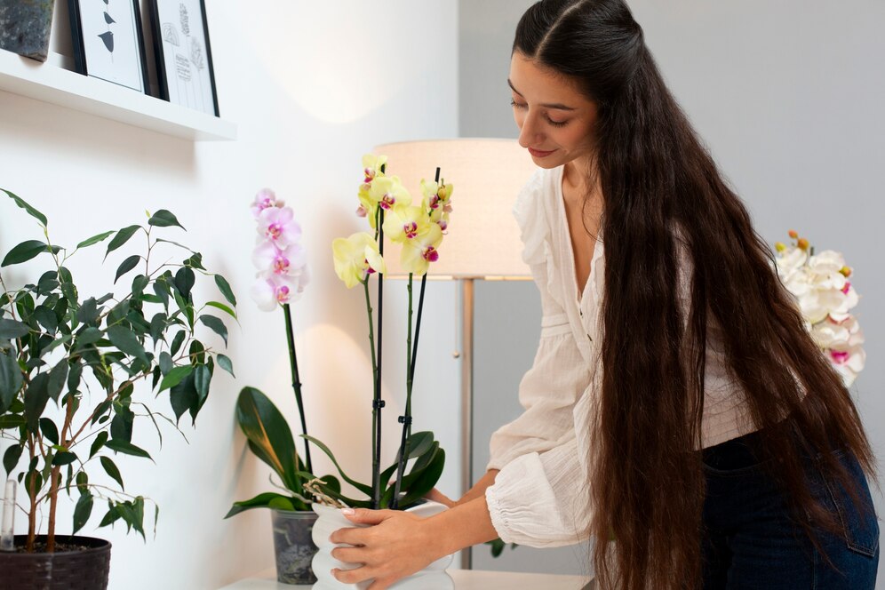 Como plantar orquídeas em vasos de plástico?