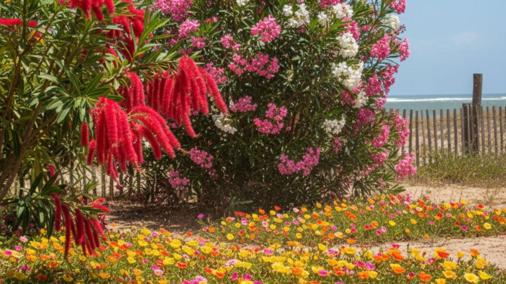 Essas plantas convivem bem com a maresia e são resistentes em áreas litorâneas