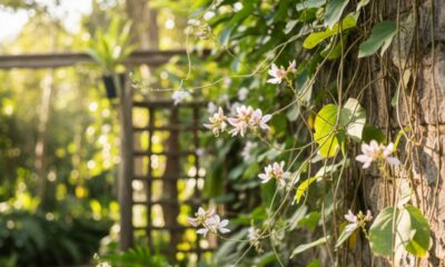 Cansado de muros sem vida? Esta trepadeira delicada cria uma cerca viva florida sem 'engolir' o seu jardim.