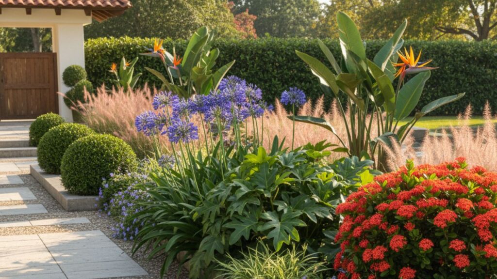 Plantas para borda de piso externo: espécies resistentes que transformam a fachada da casa