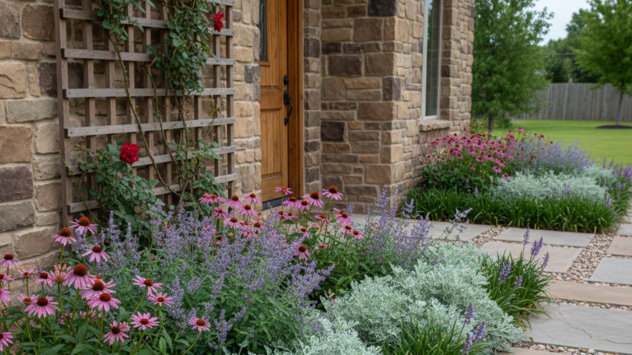 Plantas para borda de piso externo: espécies resistentes que transformam a fachada da casa